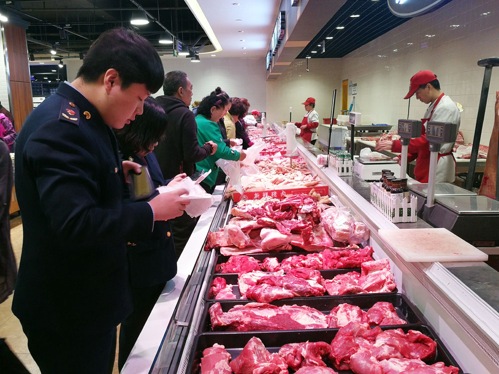 延吉市市场监管局开展注水肉检测 75批次产品全合格